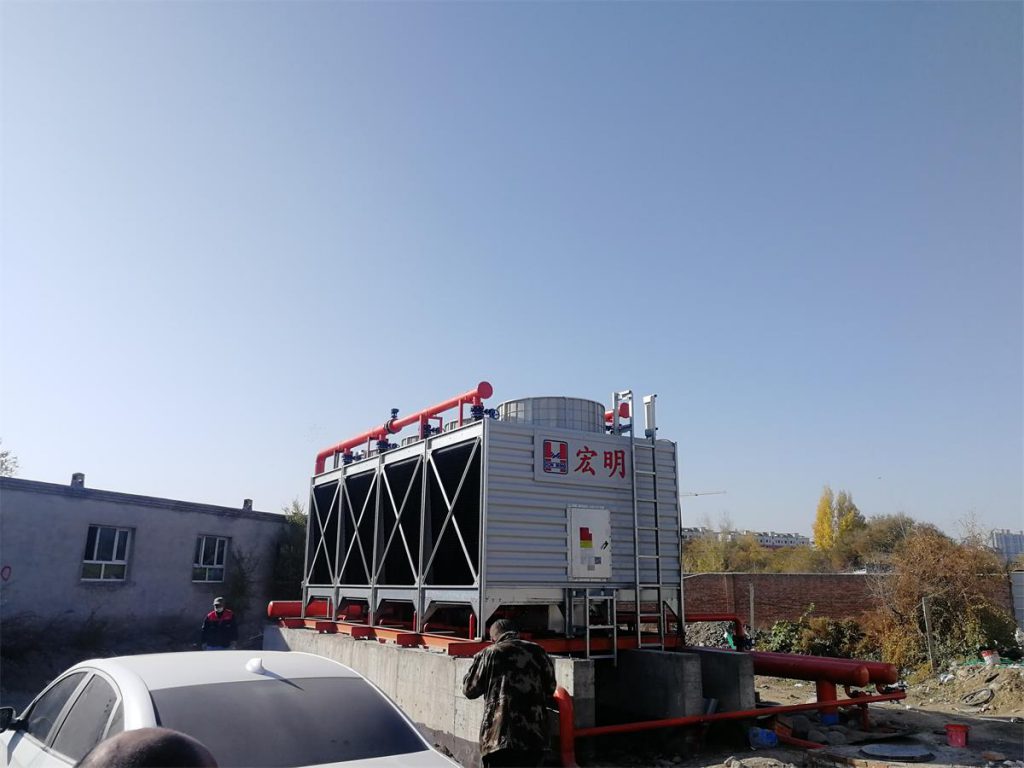 Cooling tower maintenance