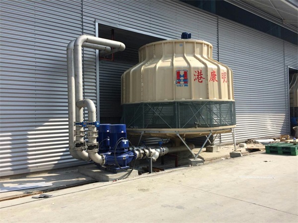 Round FRP Counter Flow Cooling Tower